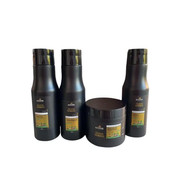 Kit Óleos Nobres Argan E Macadâmia Calvene 500ML